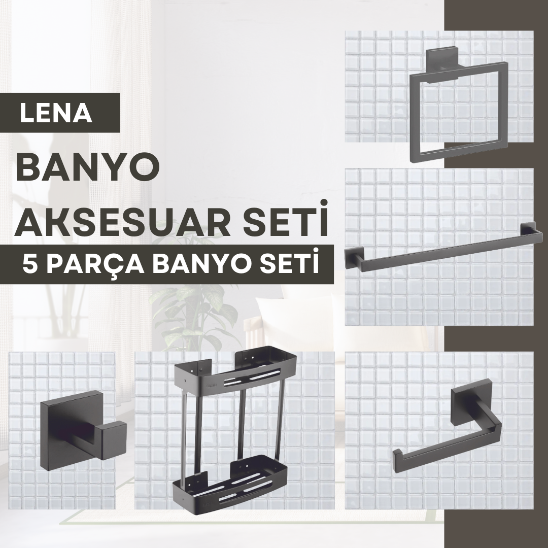 Lena Banyo Aksesuar Seti