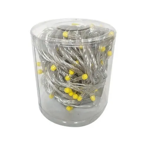 10m 100 LED Damla Uçlu Gün Işığı Şeffaf Kablo