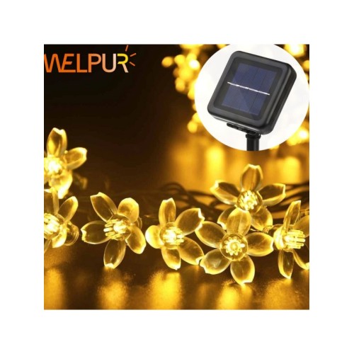 Solar 30 LED'li Çiçek Tasarımlı Günışığı Bahçe Aydınlatma