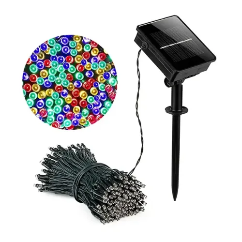 11m 100 LED Solar RGB Işık 