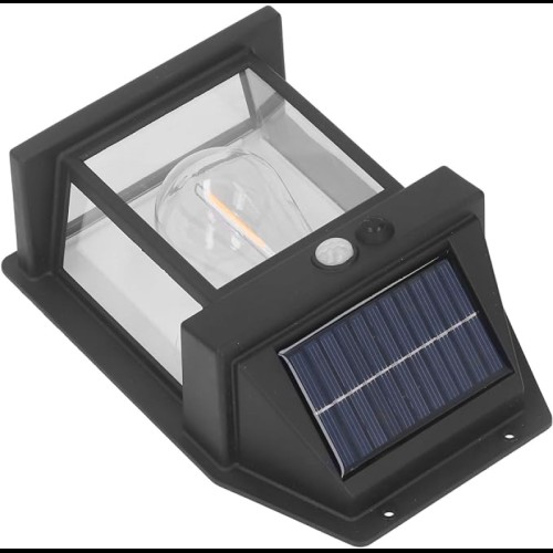 Güneş Enerjili Bahçe Aydınlatması Aplik 