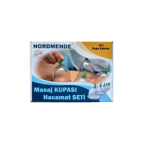  12'Li Hacamat Masaj Kupa Set