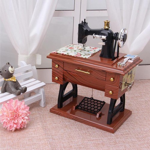  Dikiş Makinesi Görünümlü Müzik Kutusu