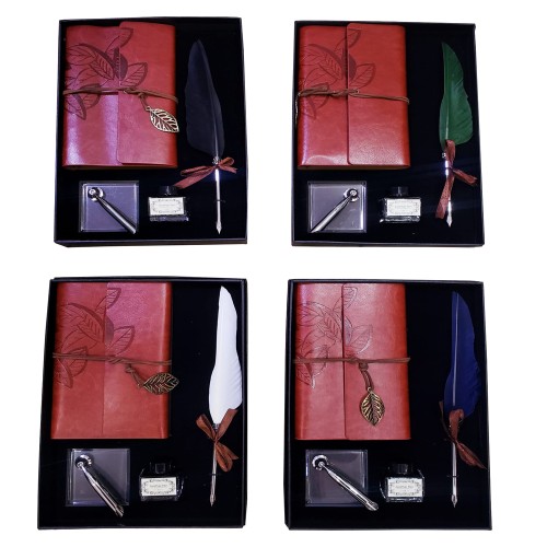  Divit Hokka Defter ve Tüylü Kalem Seti