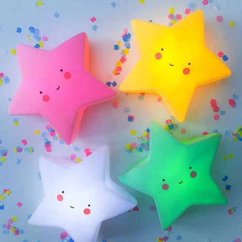  Gülen Yıldız Tasarımlı Led Işıklı Masa Lambası