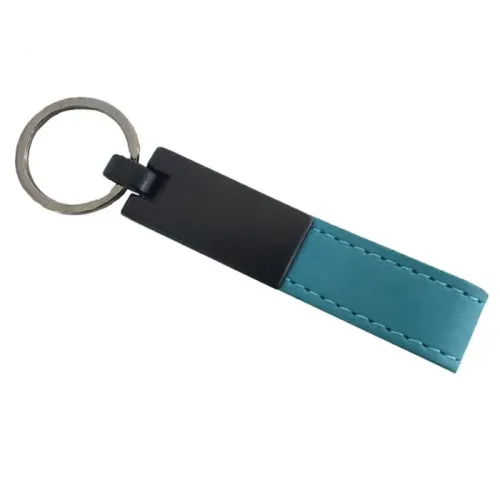  Metal Başlıklı Deri Anahtarlık