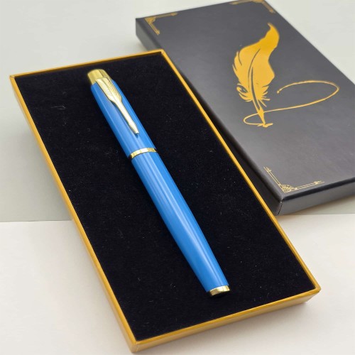  Özel Kutulu Turkuaz Roller Kalem