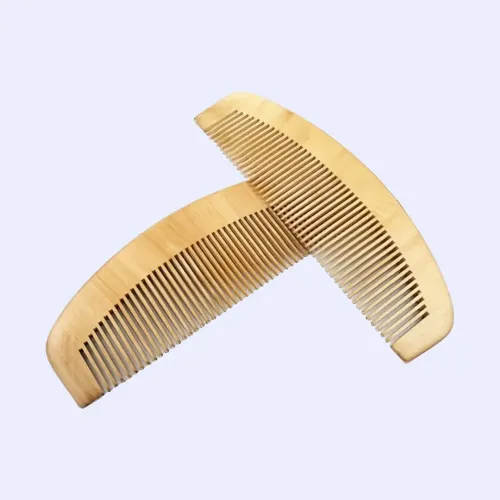 12'li Oval Dar Dişli Ahşap Tarak Seti