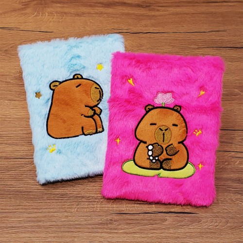 Ayıcık Motifli Peluş Kapaklı Defter 