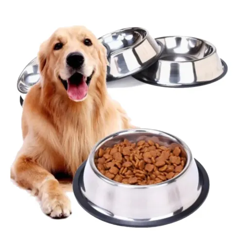 Paslanmaz Çelik Kedi/Köpek Mama Kabı