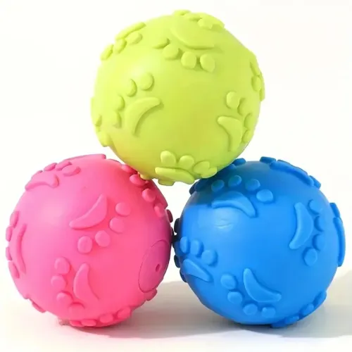 Pati Desenli Köpek Isırma Topu