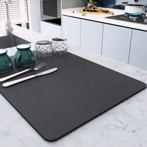 Su Emici Sihirli Tezgah Üstü Kurutma ve Bulaşık Matı