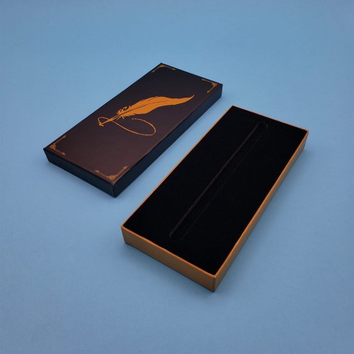 Tüylü Kalem Motifli Kalem Kutusu 