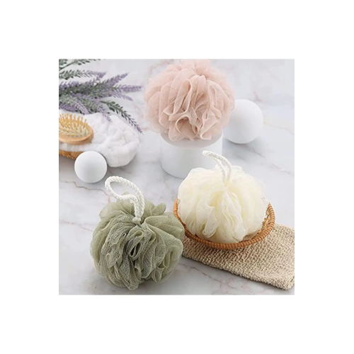 Banyo Lifi Yumuşak Top Lif Naturel Ponpon Banyo Lifi 35 Gr Yumuşak Banyo Lifi 