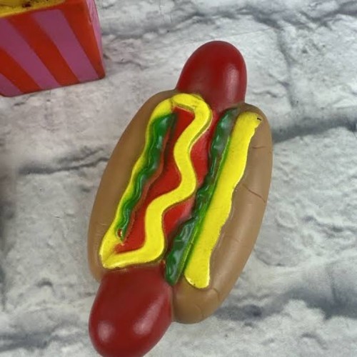 Hot Dog Sesli Köpek Oyuncağı 