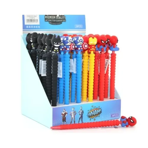 Karışık Kahraman Figürlü 07 Uçlu Kurşun Kalem