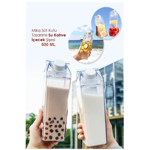 Süt Kutusu Meyve Suyu Taşıma Şişesi