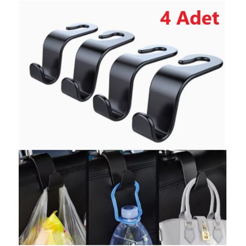 4  Adet Araba Koltuk Arkası Askı