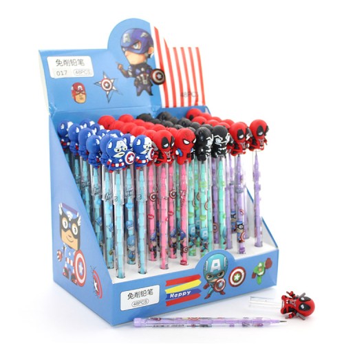 Karışık Kahraman Figürlü Kurşun Kalem Model 2 