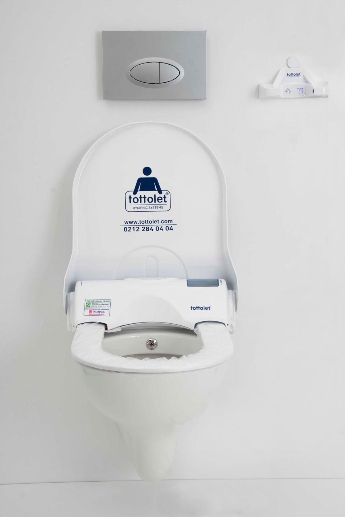 Tottolet® Ledsörlü (ELEKTRİKLİ) - Otomatik Hijyenik Klozet Kapak Sistemi