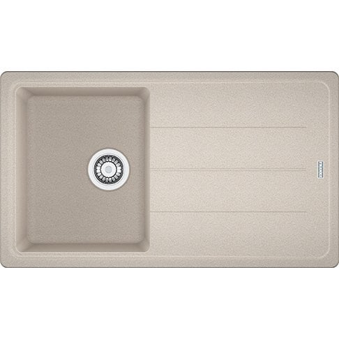 Franke Granit Eviye Tek Gözlü Damlalıklı Basis BFG 611-86 Sahara