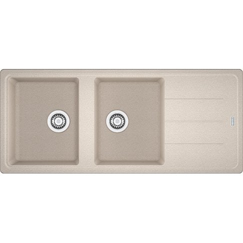 Franke Granit Eviye 2 Gözlü Damlalıklı BFG 621 Sahara