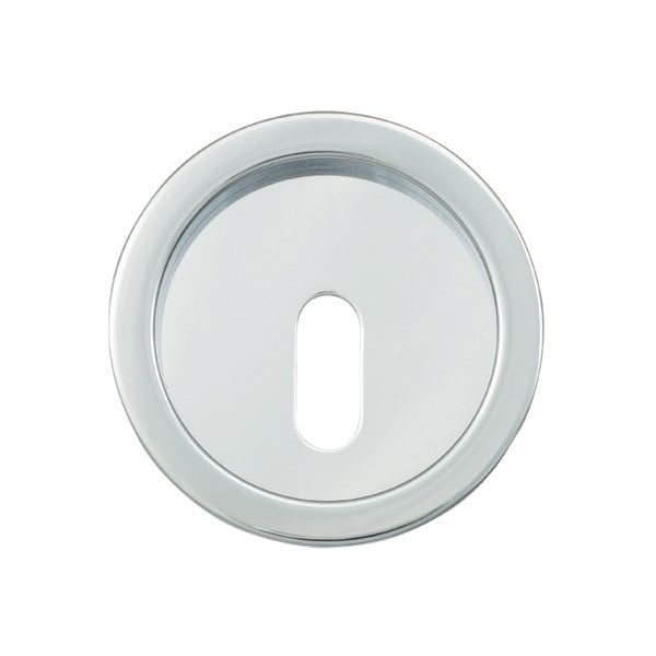 Hafele Round Oda Tipi Gömme Kulp, Mat Krom Renk