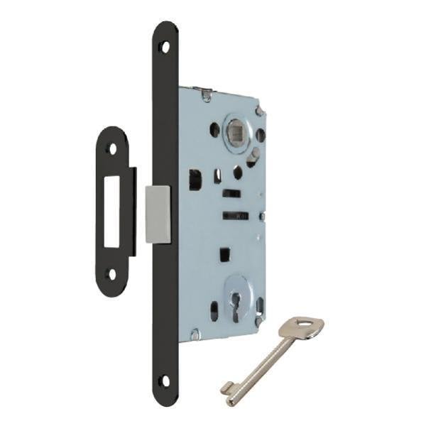 Hafele Dilden Kilit Oda Tipi (CB) 50/18mm Siyah Renk