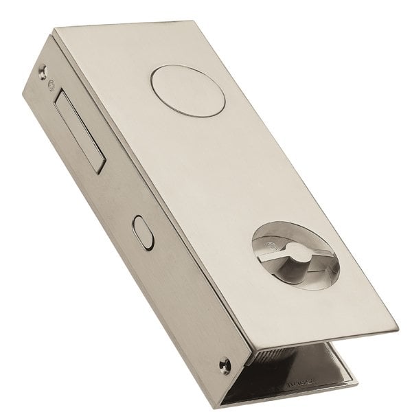 Hafele Flat Kayar Kapı Kilit Set Banyo Tipi (WC) Mat Nikel Renk