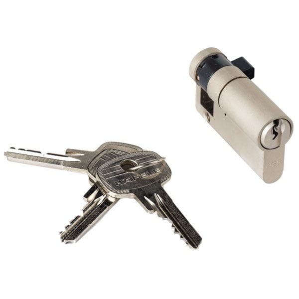 Hafele Yarım Barel 45,5x10mm Mat Nikel Renk