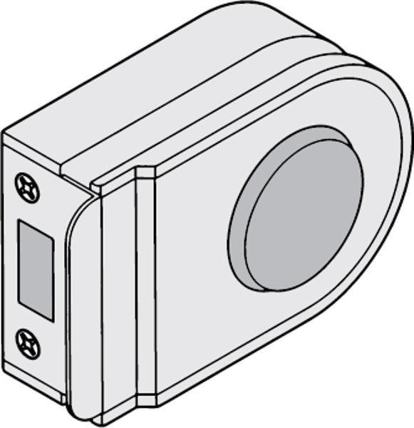 Hafele Nova Cam Kapı Karşılığı Gümüş Eloksal