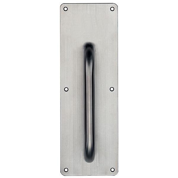 Hafele İtme Plakası Kollu 100x300mm Mat Paslanmaz Çelik