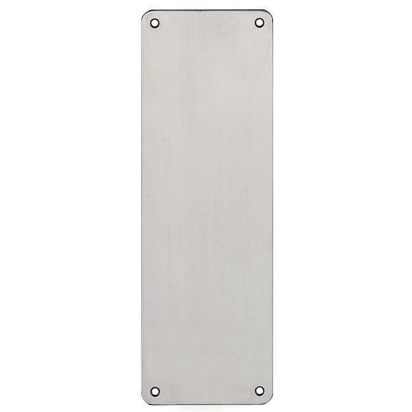 Hafele İtme Plakası 30x10cm Mat Paslanmaz Çelik Renk