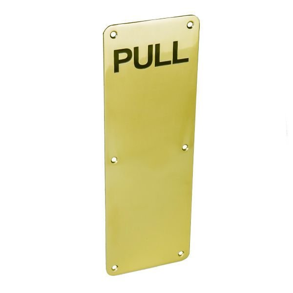 Hafele Çekme Plakası 2x100x300mm Parlak Pirinç Renk