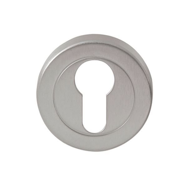 Hafele Yuvarlak Barelli Kapı Kolu Rozeti 52mm, Mat Nikel Renk