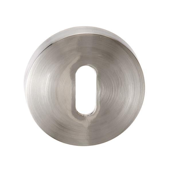 Hafele Yuvarlak Oda Kapı Kolu Rozeti 52mm, Mat Paslanmaz Çelik Renk