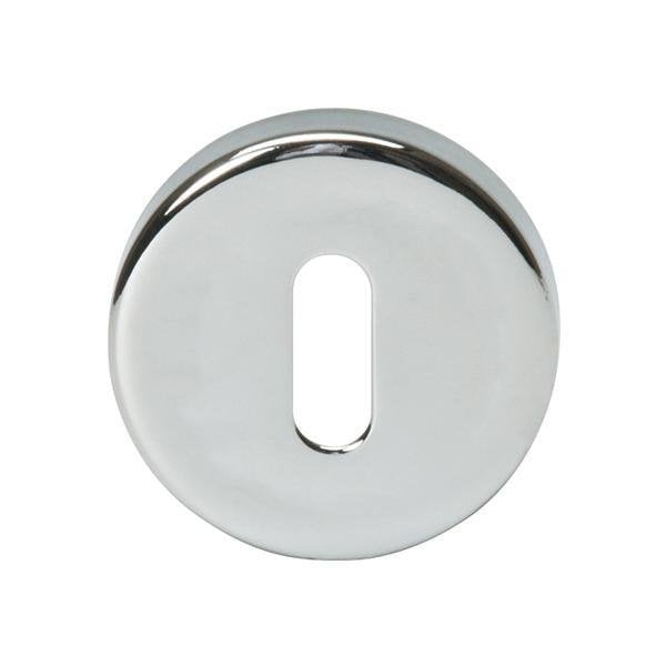 Hafele Yuvarlak Oda Kapı Kolu Rozeti 53mm, Parlak Paslanmaz Çelik Renk