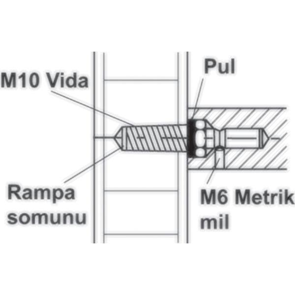 Hafele Çekme Kol Bağlantı Elemanı Tek Taraflı 20-69cm