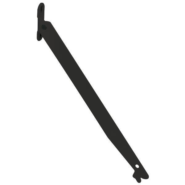 Hafele Klape Desteği Sol 192mm, Siyah Renk