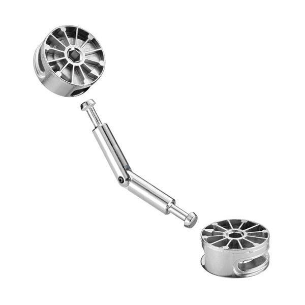 Hafele Maxifix Çift Taraflı Açılı Mil 44mm (10 Adet), Galvaniz