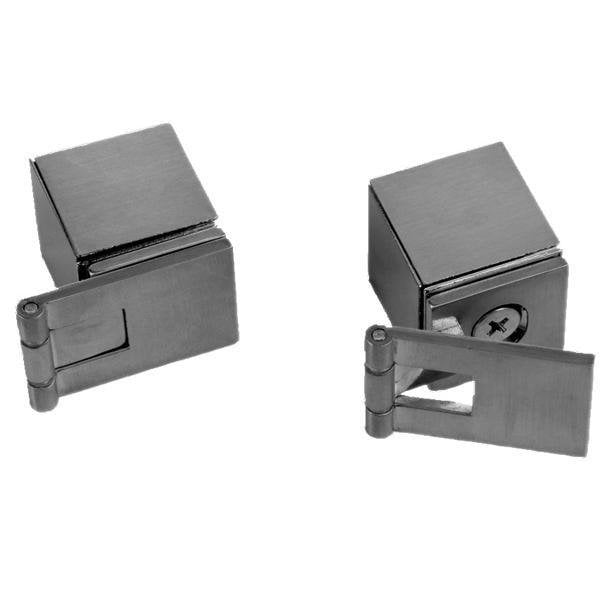 Hafele Cam Kapak Menteşesi Nikel Cam/Cam 180º