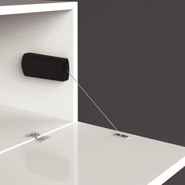 Hafele MICROWINCH Düşer Kapak Makası Siyah 60N