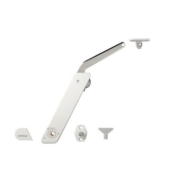 Hafele Free Flap H 1.5 Sol Yön Makas Seti B, Beyaz Renk