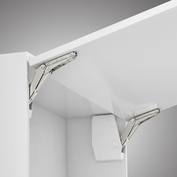 Hafele Free Flap 1.7 Makas Gövdesi B, Nikel Renk