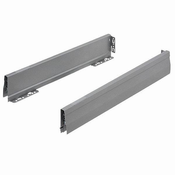 Hafele Moovit, Çekmece Yanağı Gri 550mm