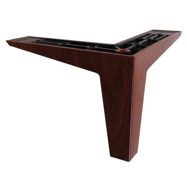 Hafele Hira Mobilya Ayağı 142x142x100 mm, Ceviz Renk