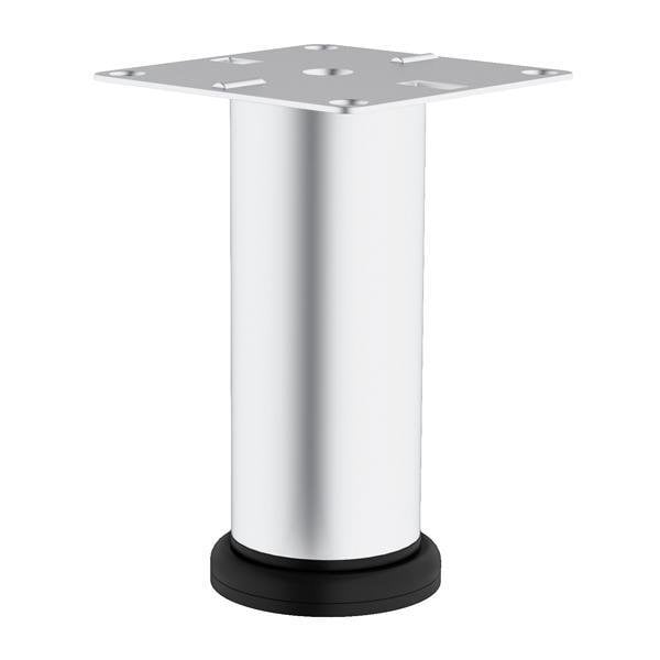 Hafele Alden Yuvarlak Mobilya Ayağı 38x100mm, Mat Krom Renk