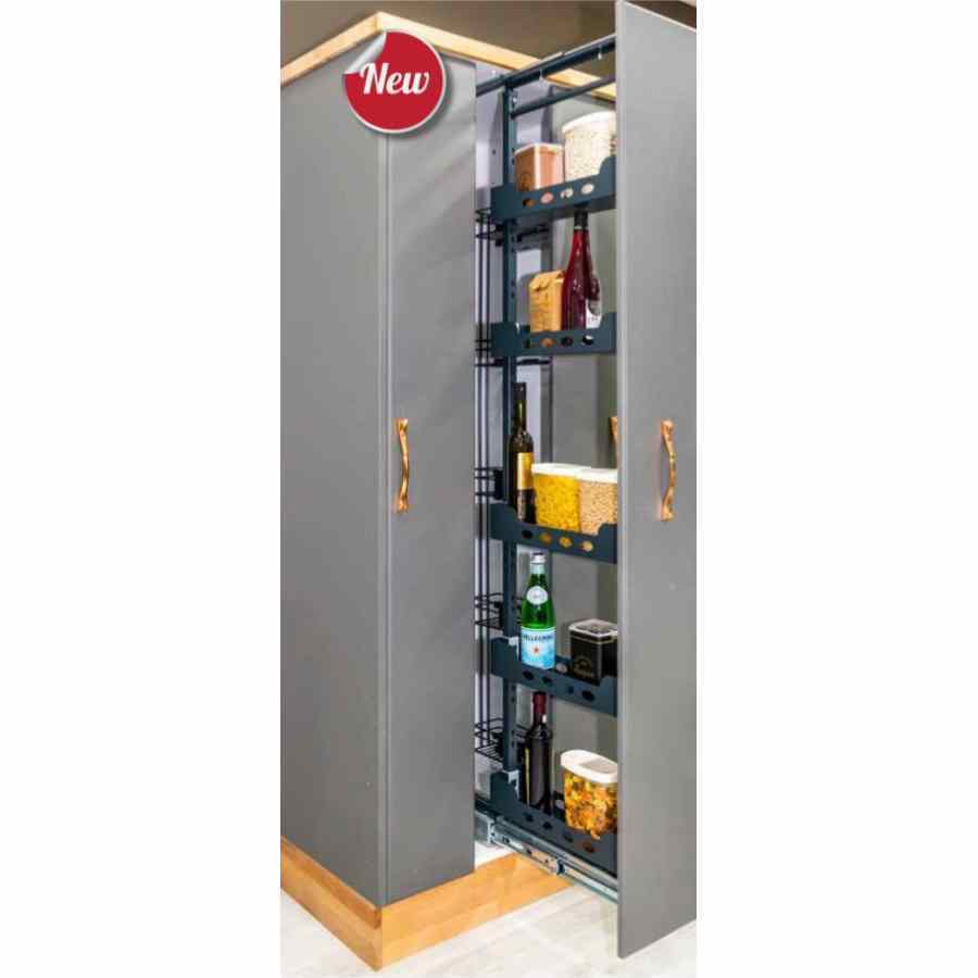 Oscar Boy Dar Şişelik, Antrasit, 15x185cm, 5 Sepetli