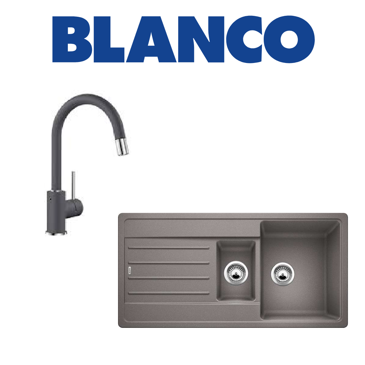 Blanco Legra 6S Eviye ve Mida Batarya Kampanyası - Gri