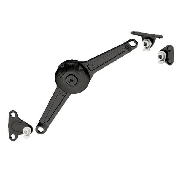 Hafele Duo Forte Makas Seti Sunta Vidalı 37mm, Siyah Renk